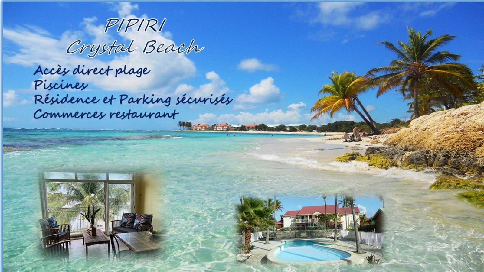 Pipiri Page Crystal Beach- Marina C0Nciergerie Saint-Francois  Eksteriør billede